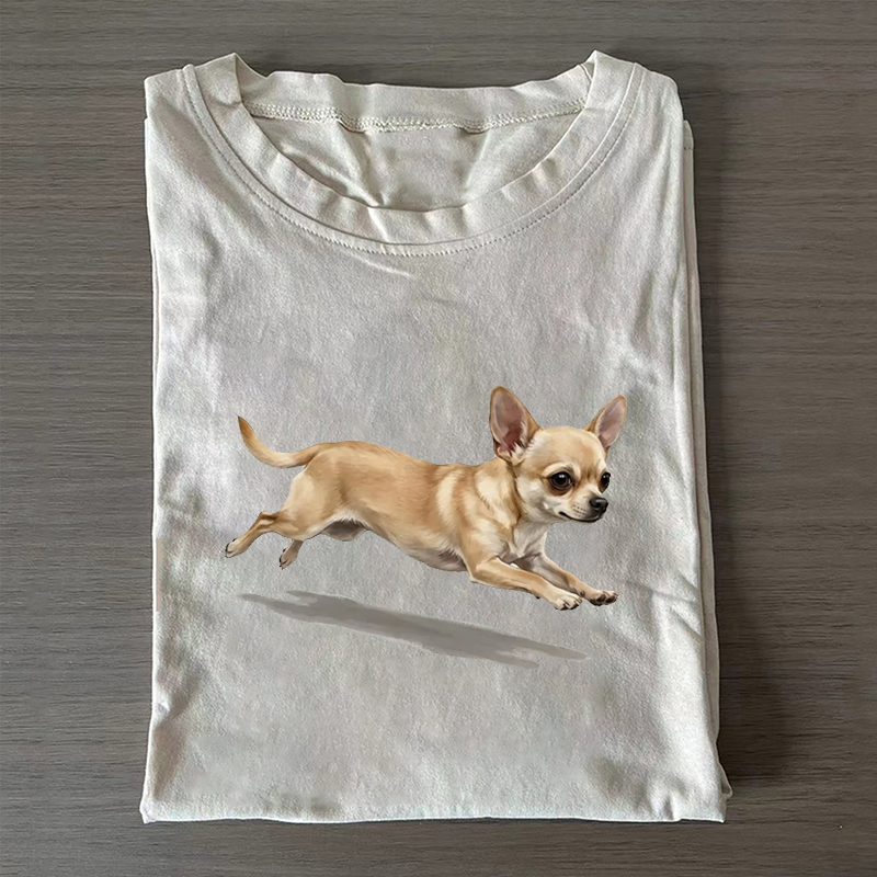 Cute Running Chihuahua T-shirt
