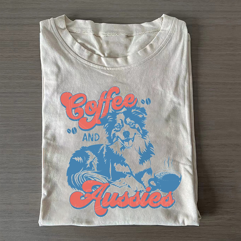 Coffee and Aussies T-shirt