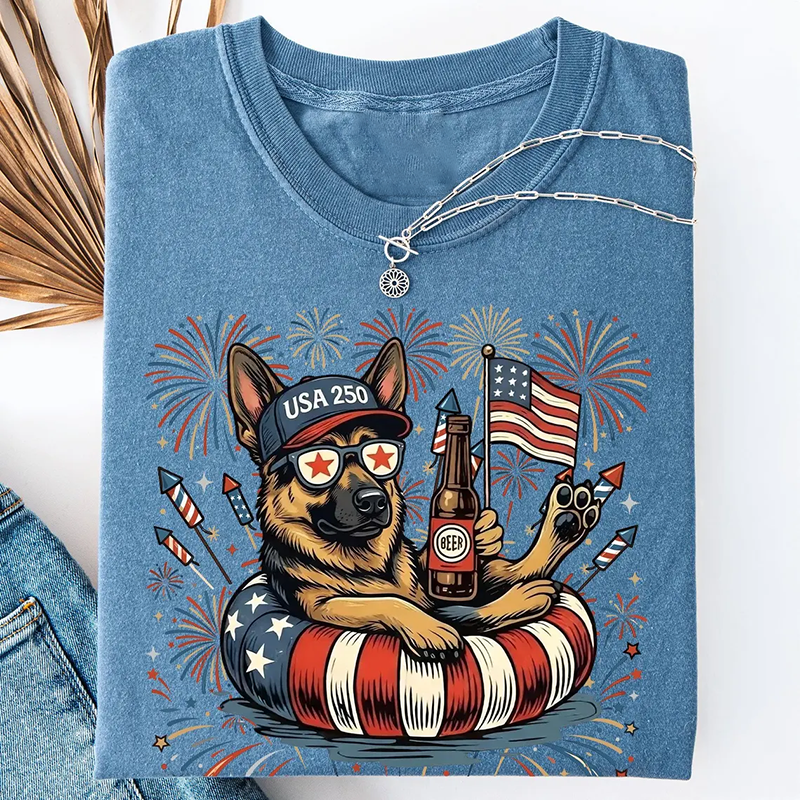 Patriotic Dogs T-shirt