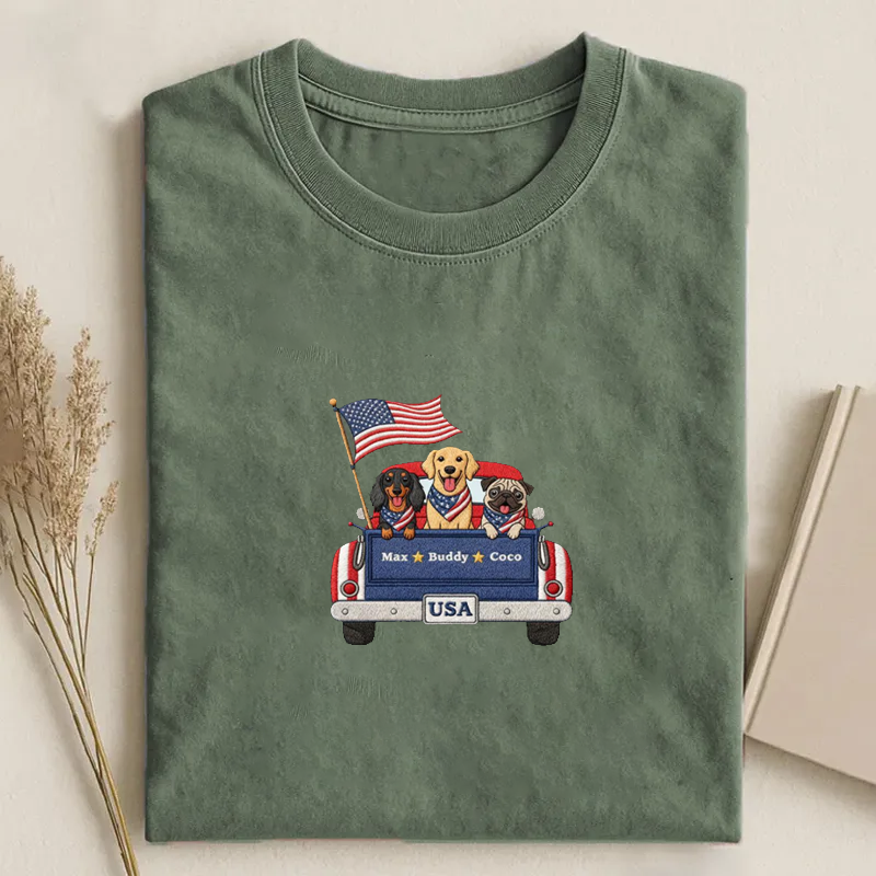 4th of July Dog T-shirt