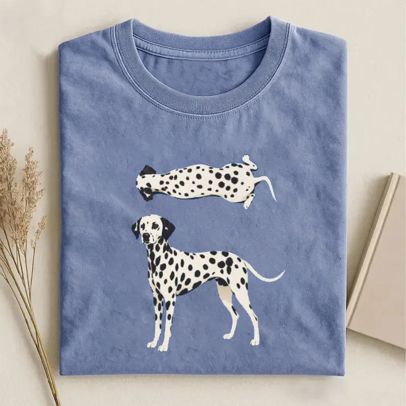 Dalmatian Illustration T-shirt