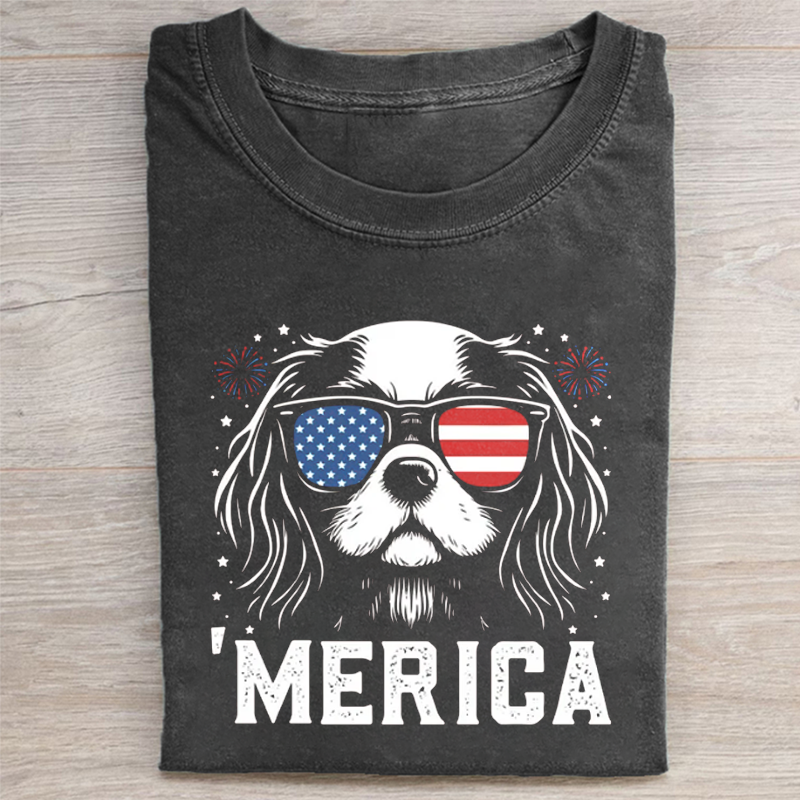 Cavalier King Charles 'Merica T-shirt