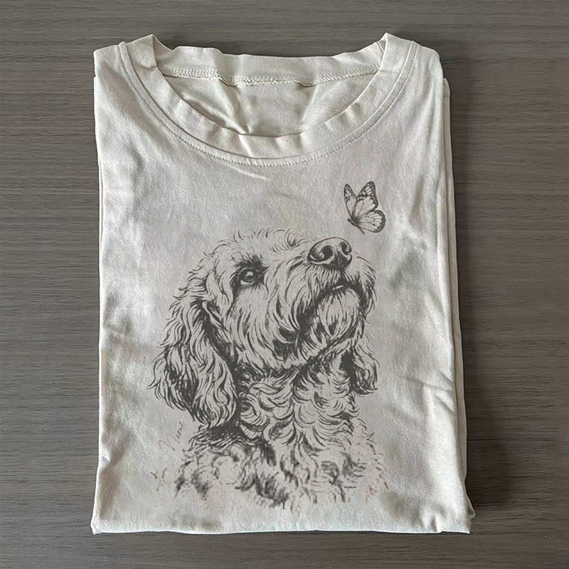 Labradoodle Butterfly T-shirt