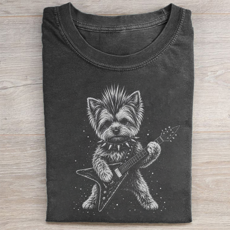 Yorkie Rock T-shirt