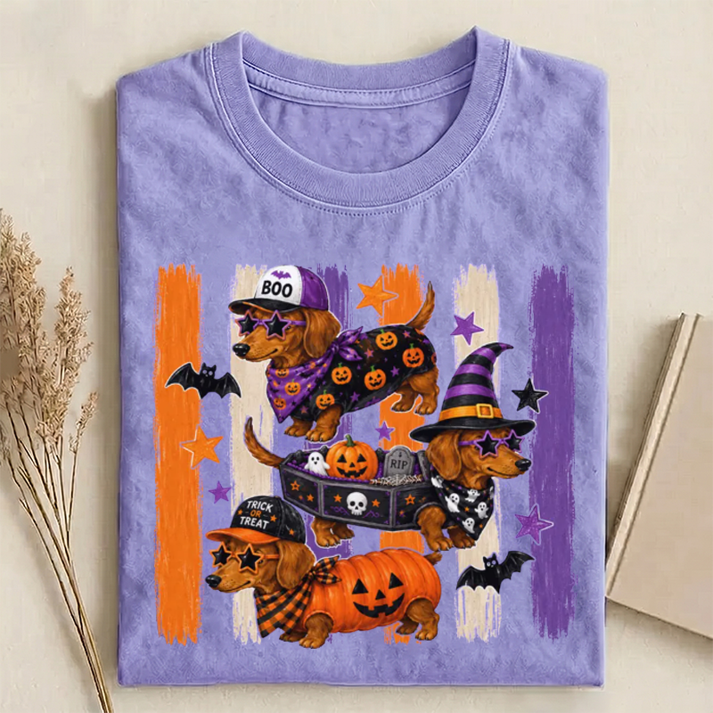 Halloween Dachshund T-shirt