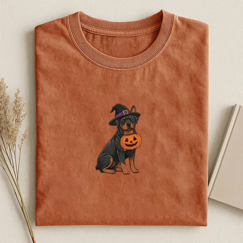 Halloween Dog Mom T-shirt