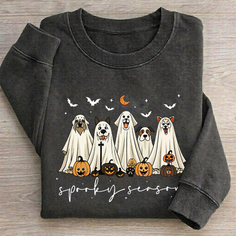Halloween Ghost Dog T-shirt