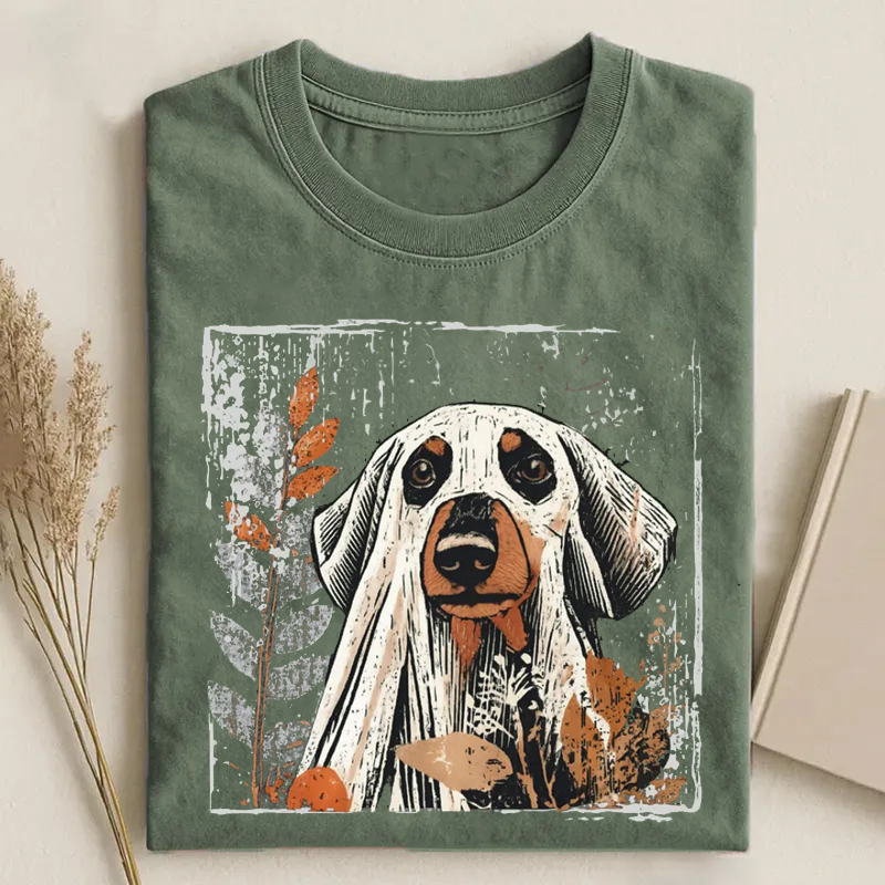 Ghost Dog Halloween T-shirt