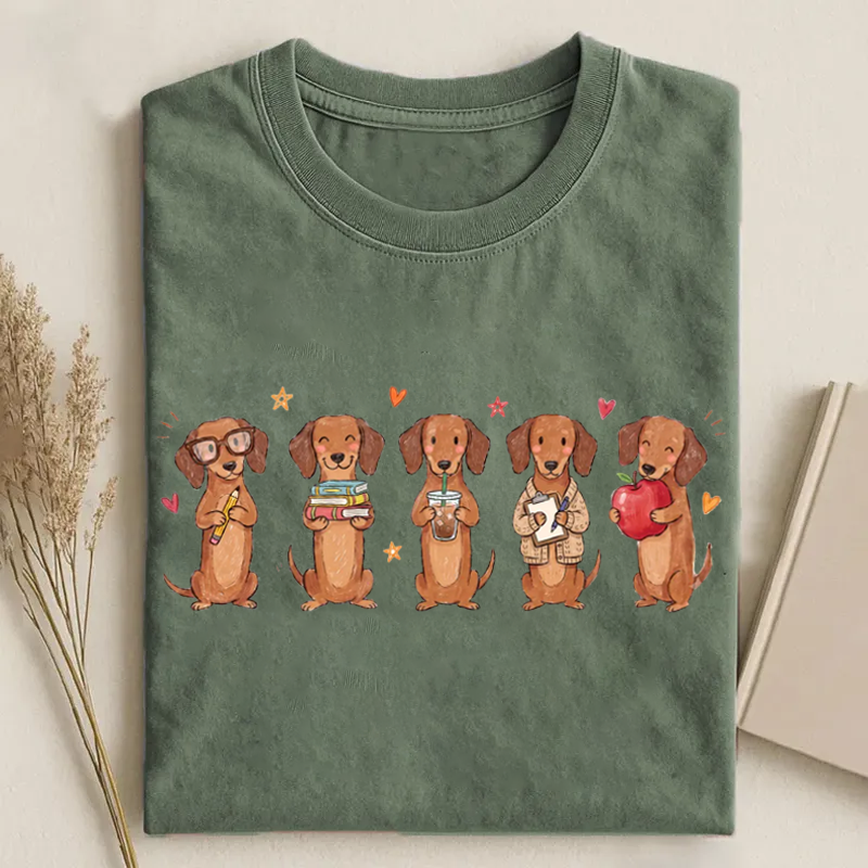 Dachshund Teacher T-shirt