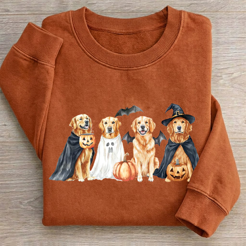 Halloween Golden Retriever Sweatshirt