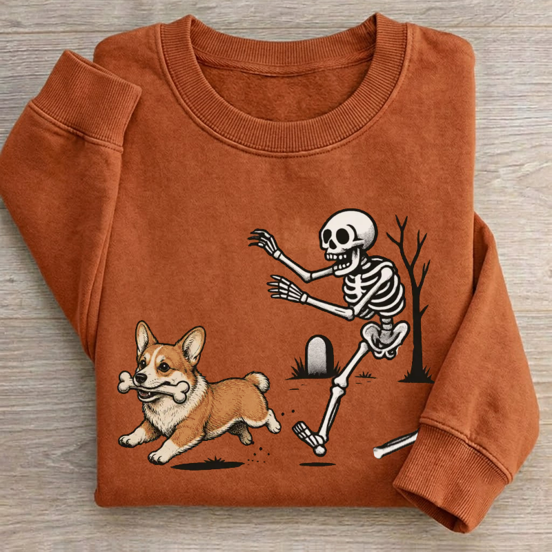 Halloween Corgi Dog Sweatshirt