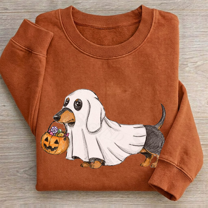 Dachshund Halloween Sweatshirt
