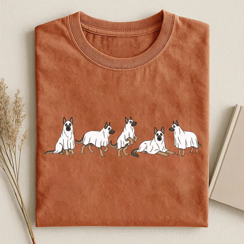 German Shepherd Halloween T-shirt