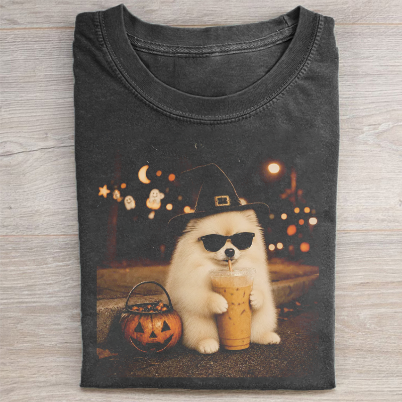 Halloween Pomeranian T-shirt