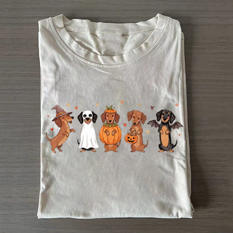 Halloween Dachshund T-shirt