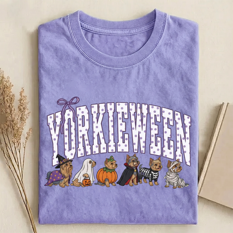 Yorkie Halloween T-shirt