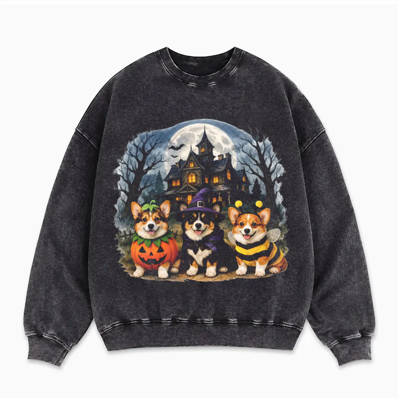 Halloween Corgi Dog Sweatshirt