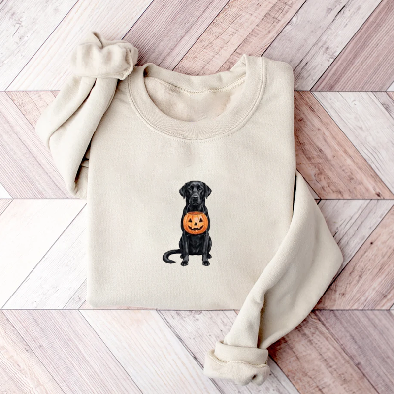 Black Lab Halloween Sweatshirt