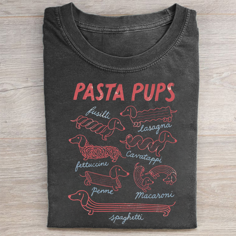 Funny Dachshund Spagetti T-shirt