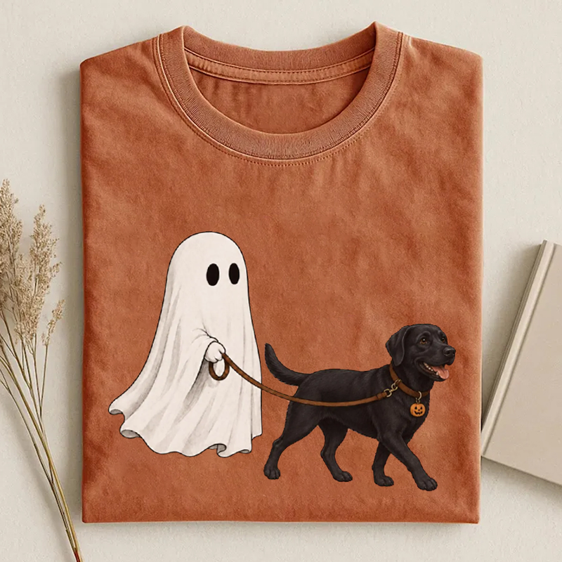 Ghost Walking Black Lab T-shirt