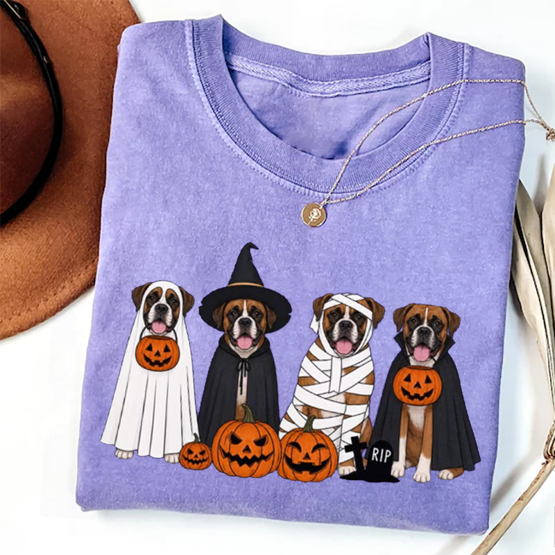 Halloween Boxer Dogs T-shirt