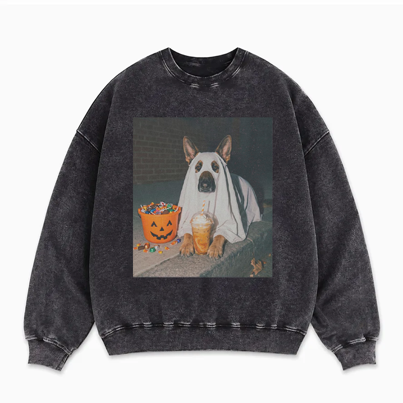 German Shepherd Dog Halloween Sweatshirt