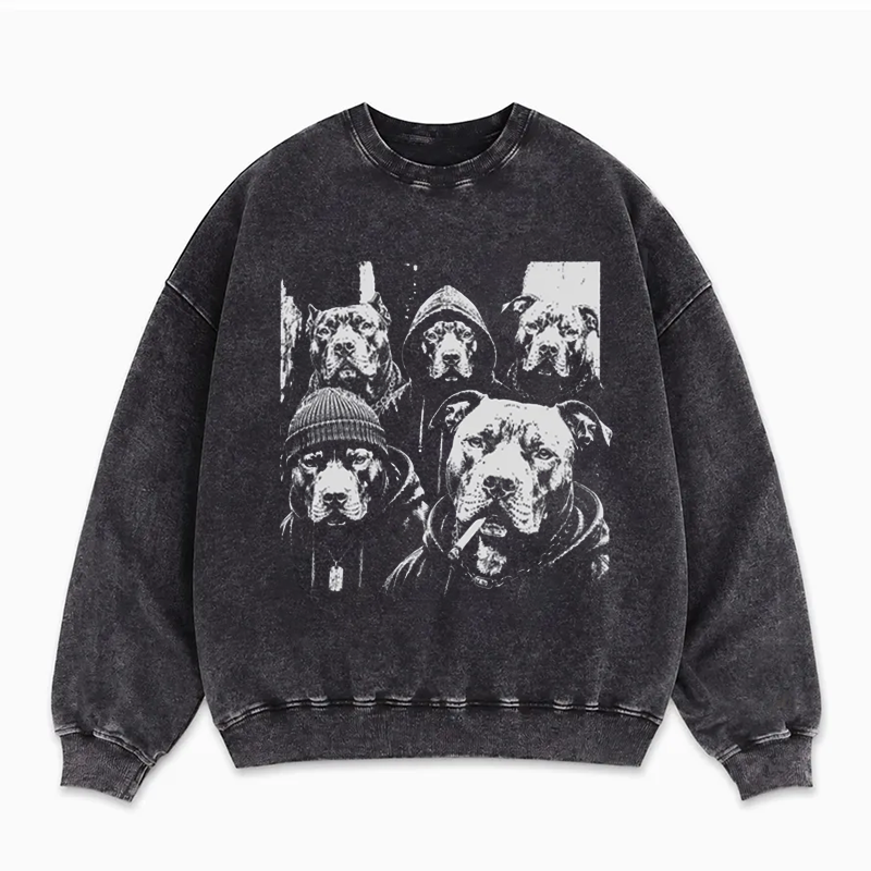 Funny Gangster Pitbull Sweatshirt