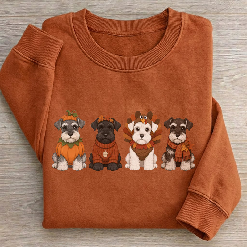 Cute Schnauzer Dog Sweatshirt