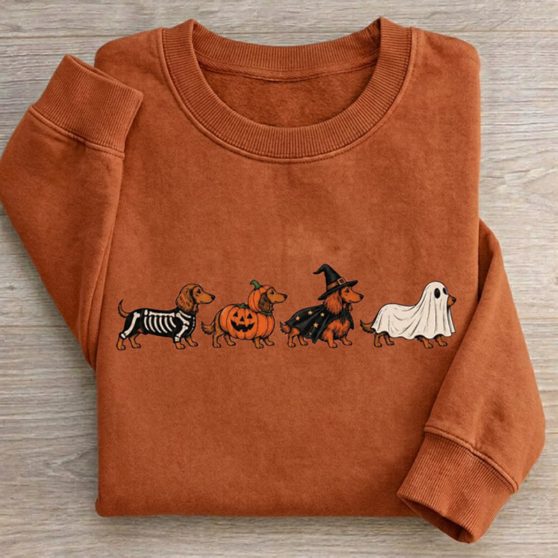 Halloween Dachshund Sweatshirt