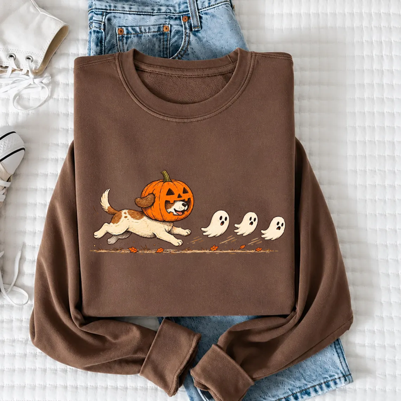 Pumpkin Head Dog Sweatshirt