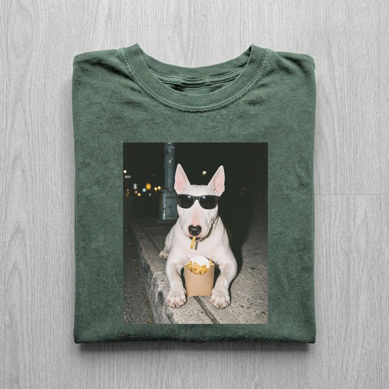 Bull Terrier Fries T-shirt