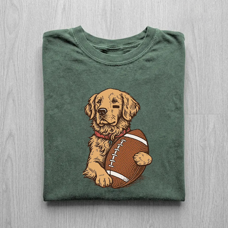 Football Dog T-shirt