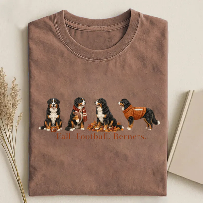 Fall Bernese Mountain Dog T-shirt