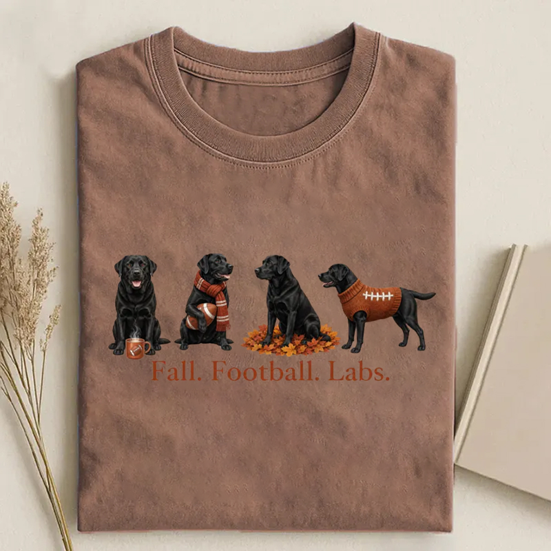 Fall Black Lab T-shirt