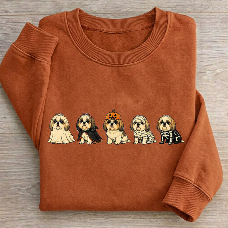 Shih Tzu Halloween Sweatshirt