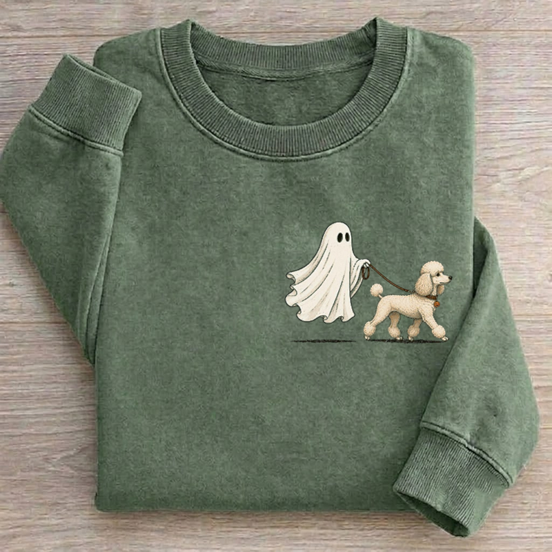Poodle Ghost Sweatshirt
