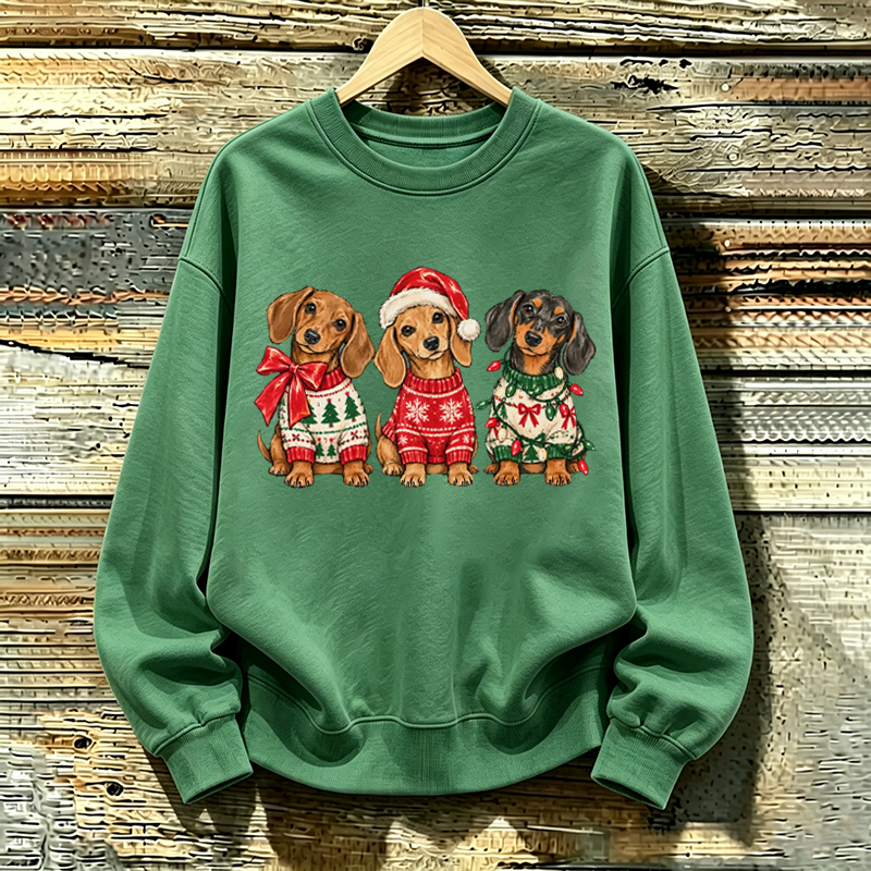 Christmas Dachshund Sweatshirt