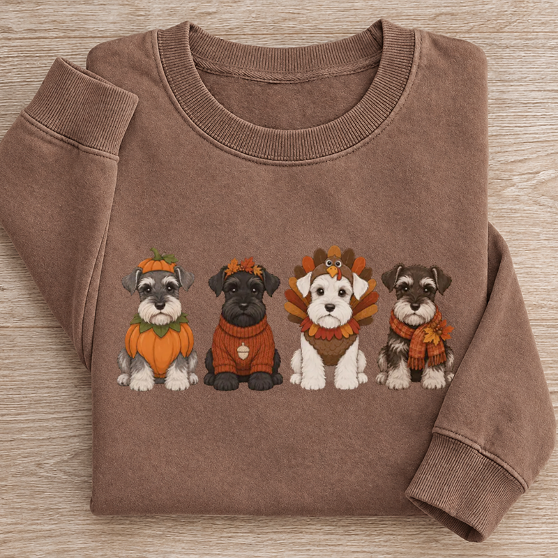 Cute Schnauzer Dog Sweatshirt