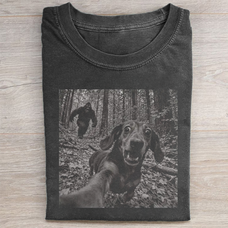 Dachshund Bigfoot T-shirt