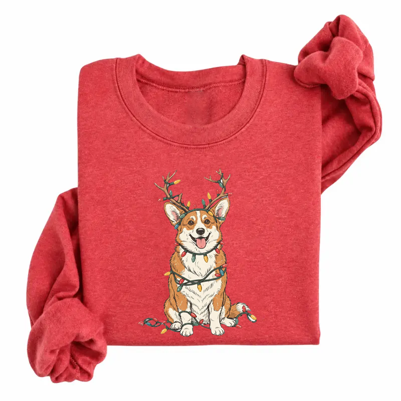 Christmas Corgi Dog Sweatshirt