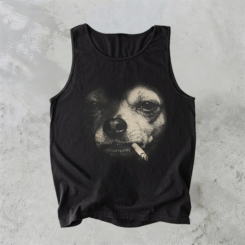 Smoking Chihuahua Tank
