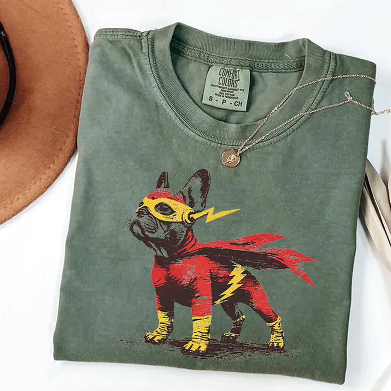 French Bulldog Superhero T-shirt