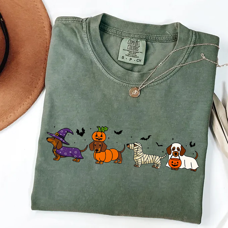 Halloween Dachshund T-shirt