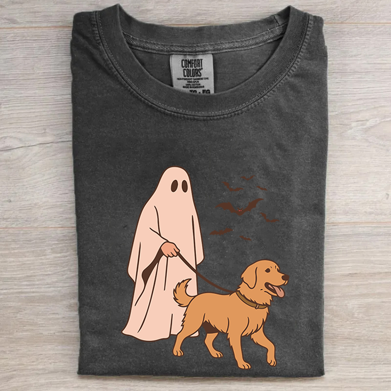 Golden Retriever Halloween T-shirt