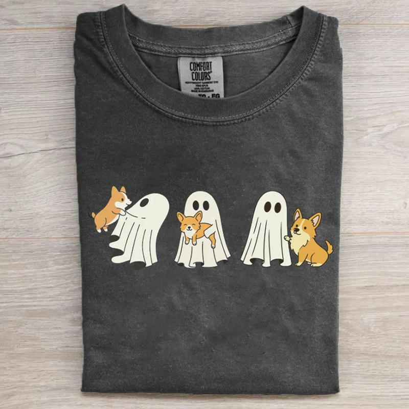 Corgi Dog Halloween T-shirt