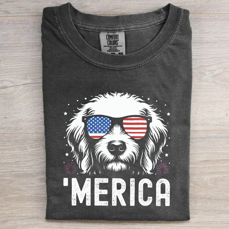 Merica Goldendoodle T-shirt