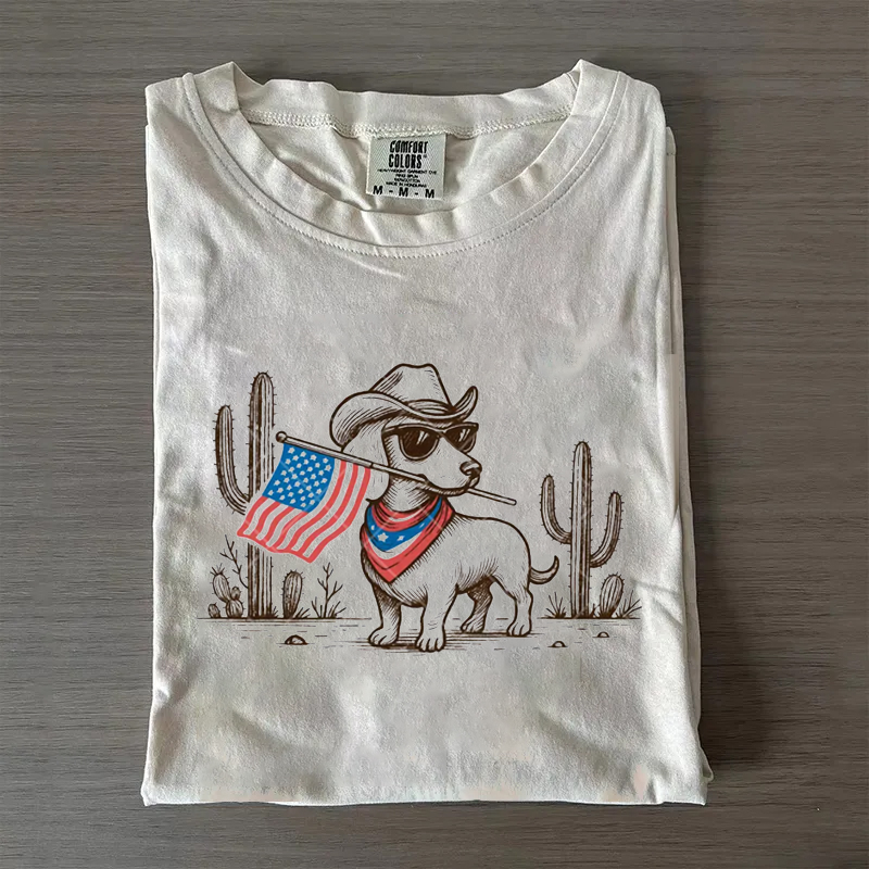 Patriotic Dachshund T-shirt