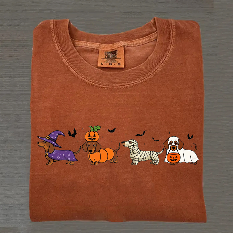 Halloween Dachshund T-shirt