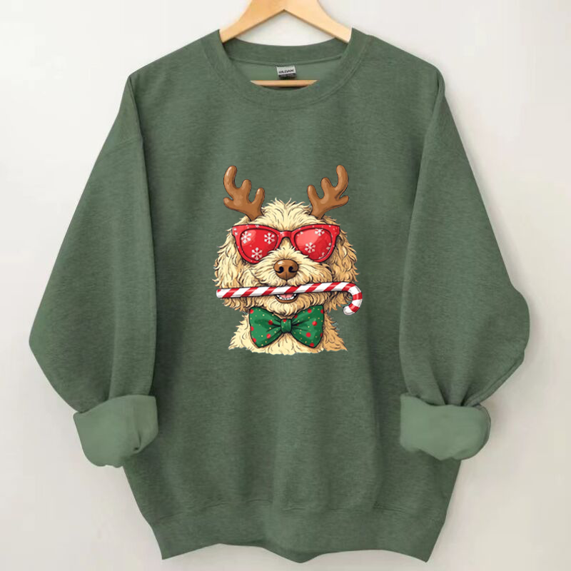 Golden Doodle Christmas Sweatshirt