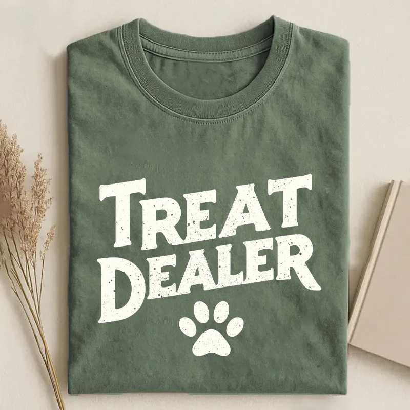 Funny Dog Lover Treat Dealer T-shirt